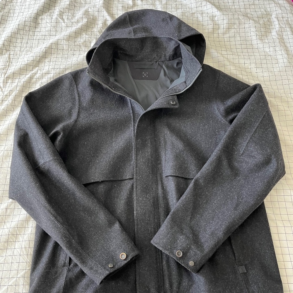 Lululemon Hooded Wool Rain Jacket